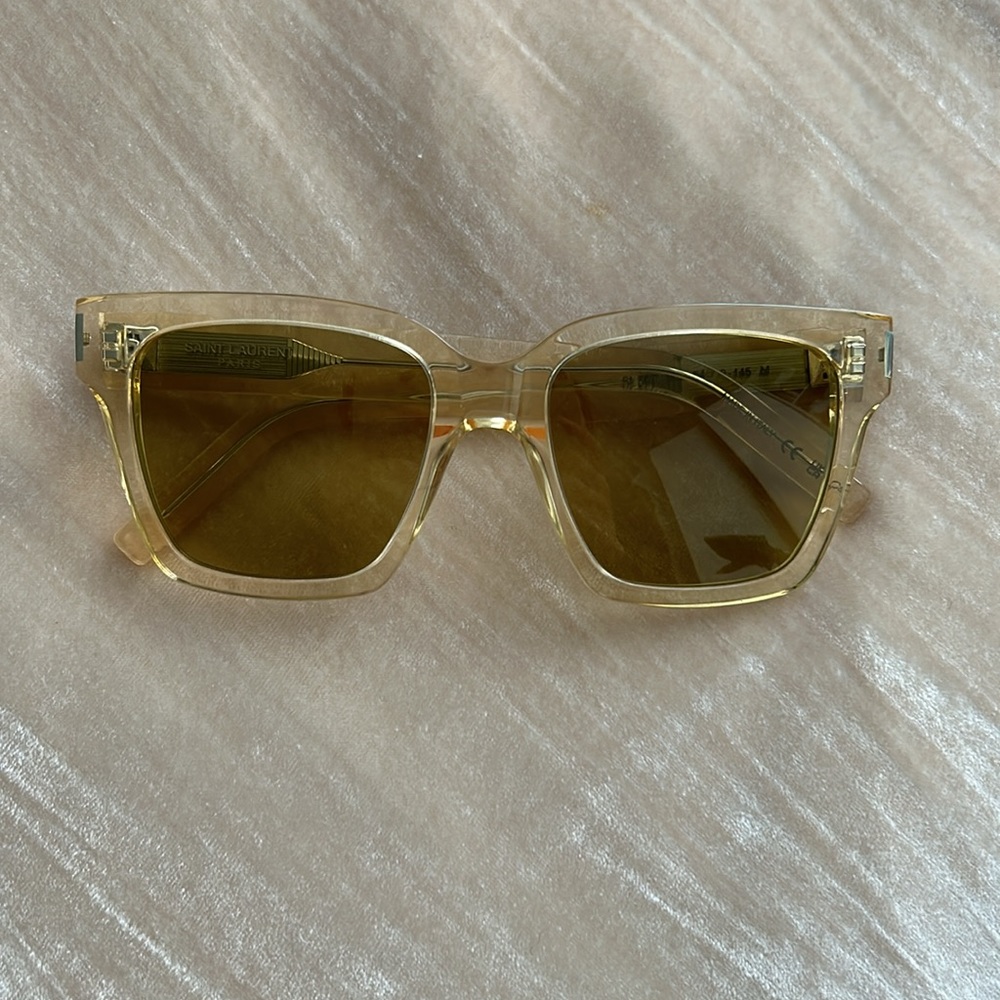 New Saint Laurent Rectangular Sunglasses - image 6